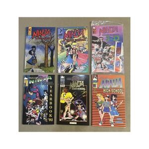 Ninja‎ High School Comic Books Lot Eternity Comics Antarctic Press Manga Anime
